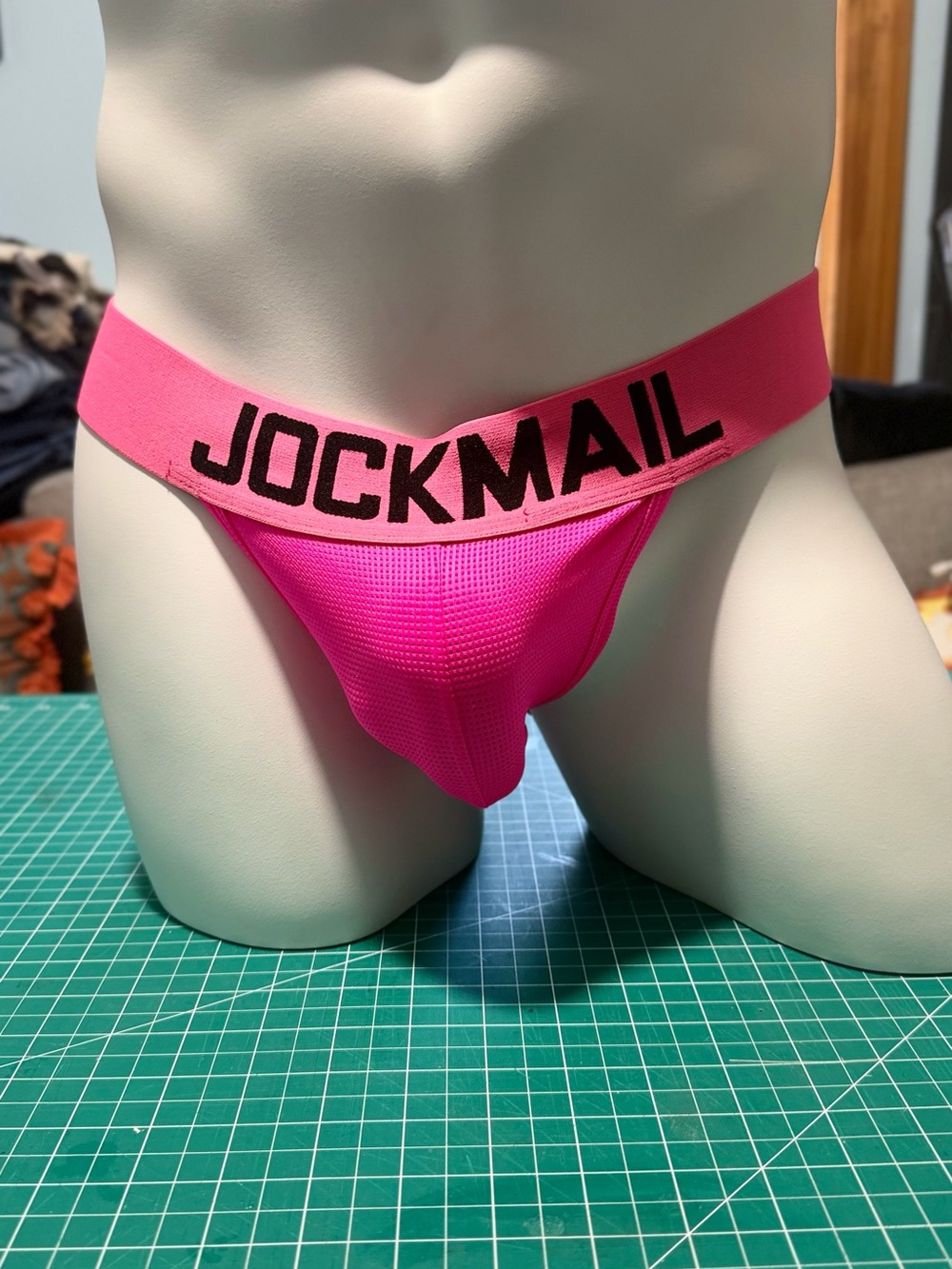 Jockmail Men’s Hot Pink Athletic Brief Jockstrap